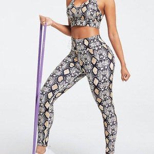 Conjuntos de Yoga de cintura alta para mujer, conjuntos de Yoga de alta calidad con precio razonable y logotipo personalizado al por mayor - Product Image 3