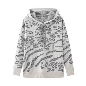 เสื้อฮู้ดพิมพ์ลายสำหรับผู้หญิงเสื้อมีฮู้ดสีล้วนเสื้อผ้าลำลอง2025 - Product Image 1