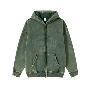 High Quality <b>Short</b> <b>Sleeves</b> Men Acid Wash <b>Hoodies</b> Custom Logo Printing Men Acid Wash <b>Hoodies</b> - Product Image 1