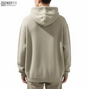 Suéter con bordado de letras personalizado de alta calidad, Sudadera con capucha y cremallera para hombre, estampado de tallas grandes, diseño personalizado, Color sólido Reversible - Product Image 2