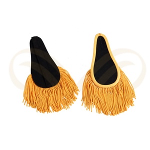 OEM/ODM Accessoires pour uniformes en coton de haute qualité Épaulettes confortables Bande avec équipement de défense personnelle à franges - Product Image 1