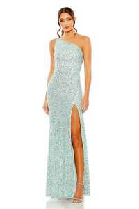 Aline Luxury Evening Party Ball Gown Sin mangas con cuentas Bordado de lentejuelas Forma de cuerpo largo Hecho de alta calidad - Product Image 4