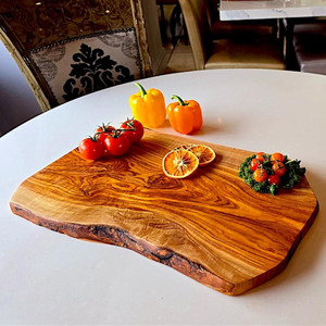 Tabla de Quesos de Madera de Olivo Personalizada de Alta Calidad, Ecológica, Apta para Lavavajillas, Hecha a Mano, Forma Irregular, AZ ENTERPRISES - Product Image 6