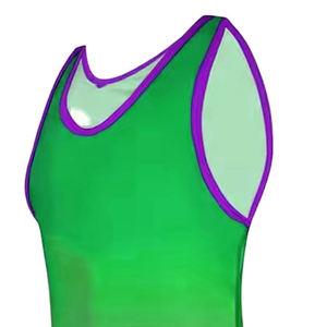 ออกแบบชุดกีฬาโลโก้สั่งทำปี 2026 สำหรับการฝึกศิลปะการต่อสู้ ชุดซิงเกิลต์สำหรับนักมวยปล้ำแบบซับลิเมชั่น ตัดเย็บอัตโนมัติ ชุดยูนิฟอร์มนักมวยปล้ำสำหรับผู้ใหญ่ - Product Image 2