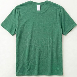 T-shirt da uomo Fresh Now in cotone 100% con strass, elegante dettaglio in cristallo, lavorato a maglia, leggero, traspirante, a maniche corte - Product Image 2