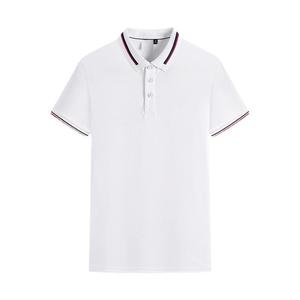 เสื้อโปโลแขนสั้นผ้าถักสำหรับผู้ชาย, เสื้อกีฬาระบายอากาศได้180กรัมสำหรับใส่พักผ่อนเล่นกีฬาฤดูร้อน - Product Image 1