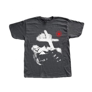 Vente en gros de t-shirts personnalisés pour hommes, stylés, à la mode 100% coton, t-shirts imprimés personnalisés OEM de la plus haute qualité - Product Image 5