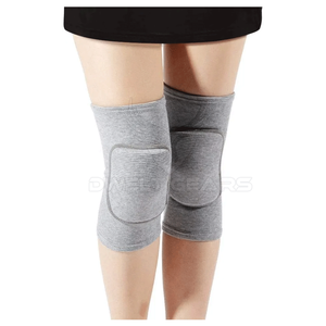 Genouillères de protection sportives professionnelles élastiques, flexibles, respirantes, en polyester épais et durable - Product Image 5