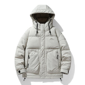 Chaqueta de Plumón Personalizada OEM/ODM para Hombre, Informal, de Invierno, Cortavientos, de Alta Calidad, con Capucha y Patrón 3D - Product Image 5