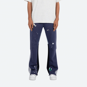 กางเกงวอร์มขายาวมีระบายสำหรับผู้ชายกางเกงวิ่งแนวสตรีทแบบออกแบบได้ตามต้องการระบายอากาศ - Product Image 1