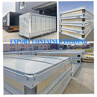 Panneau sandwich anti-corrosion et étanche pour maison conteneur démontable, bureau, école, hôtel, café, entrepôt, salle de sport, entrée