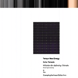 Panneau solaire pliable haute efficacité Tensun New Energy 250W pour le camping - Product Image 2