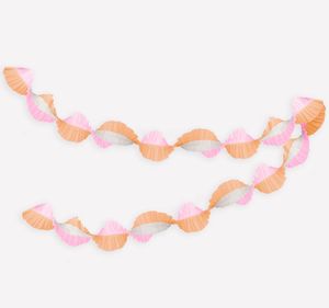 Rouleau de papier crêpe orange rose jaune <span class=keywords><strong>guirlande</strong></span> florale lumineuse pour la décoration de fête du nouvel an-pour la remise des diplômes de Pâques Diwali - Product Image 2