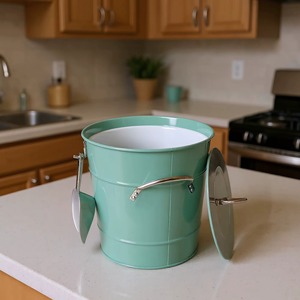 Elegante Enfriador de Bebidas Metálico, Tina para Vino, Contenedor para Cerveza, Enfriador de Champán, Perfecto para Exhibición en Restaurantes, Eventos y Bares - Product Image 1