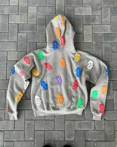 Chándal de algodón de alta calidad 2026 para hombre, conjunto de Jogger con capucha bordada, jersey de gran tamaño, sudaderas con capucha, pantalones de chándal, conjunto de 2 piezas lavado - Product Image 2