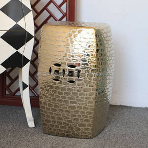 Tabouret en métal au Design moderne, tabouret d'extérieur et d'intérieur et Table d'appoint disponibles au prix de gros de l'inde - Product Image 2