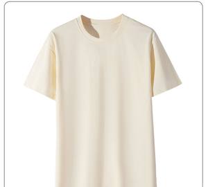 OEM personalizado Camiseta de manga corta para los hombres en verano de color sólido de algodón casual cuello redondo - Product Image 3