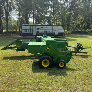 จัดส่งฟรี เครื่องอัดฟางขนาดเล็ก John D 348 ราคาถูก อุปกรณ์เครื่องจักรกลการเกษตรสำหรับอัดหญ้า พร้อมส่วนประกอบหลัก - Product Image 1