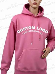 Sweat à capuche pour homme avec broderies effet vieilli, streetwear, logo personnalisé, 100% coton, coupe classique, hiver, éco-responsable - Product Image 5