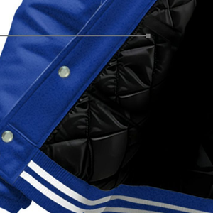 Zeta Phi Beta 1920 ZPB Azul Blanco Letterman Chaqueta Sorority Varsity Greek Life Chenille Patch Founders Style Gear - Product Image 6