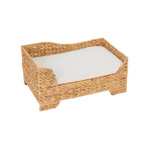 New Arrival Handwoven Wicker Water Hyacinth Pet <b>Bed</b> Eco Friendly Handmade Natural Woven <b>Dog</b> Cat <b>Bed</b> Wholesale Factory Supplier - Product Image 4