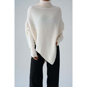 Suéter Elegante de Cuello Alto para Invierno, Tejido en Lana/Acrílico, Antiarrugas - Product Image 2
