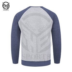 เสื้อสเวตเตอร์คอกลมสำหรับผู้ชายเสื้อสเวตเตอร์คอตตอนแนวสตรีทไซส์พิเศษออกแบบได้ตามต้องการ - Product Image 2