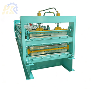 HK AG/PBR/IBR Çift Katmanlı Çelik Çatı Rulo Şekillendirme Makinesi Otomatik Yüksek Çatı Paneli Üretim Ekipmanı - Product Image 3