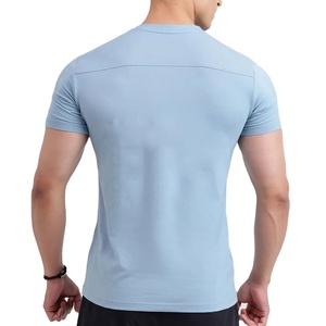 เสื้อยืดสีพื้นผ้าถักเนื้อนุ่มทรงสปอร์ต 100% ผ้าฝ้าย สีตามสั่ง ขายดี ราคาโรงงาน ขายส่ง - Product Image 2