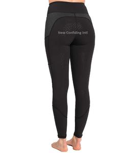 Vêtements équestres de pointe Leggings de cheval modernes Culottes d'équitation populaires Collants d'équitation personnalisés avec poches pour téléphone - Product Image 3
