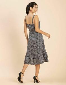 Main bloc coton indien femmes décontracté robe d'été Boho imprimé fleuri écologique naturel pour la Saint-Valentin cadeau vente - Product Image 3