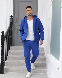 ชุดวอร์มผู้ชาย โพลีเอสเตอร์ ซิปเต็มตัว 2 ชิ้น ชุดกีฬา เสื้อแจ็คเก็ตกันลม กางเกงจ็อกเกอร์ ชุดออกกำลังกายฤดูร้อน - Product Image 3