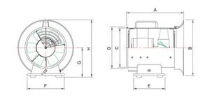 Robotech TIP-300S Xách Tay Công Nghệ Cao <span class=keywords><strong>Fan</strong></span> Hàn Quốc Người Bán Tốt Nhất Cho Lưu Động Không Khí Tùy Chỉnh OEM Hỗ Trợ Gang Lưỡi - Product Image 2