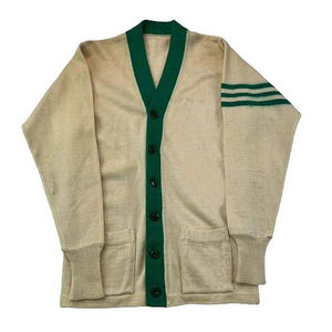 Suéteres de Punto de Alta Calidad para Hombre, Estilo Cardigan, con Diseño a Rayas, Cierre de Botones, Suéter Deportivo de Algodón Transpirable - Product Image 1