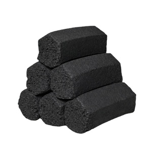 Ahsan Charcoal Hexagonal Black Charcoal Briquettes Made 100% <b>Coconut</b> <b>Shells</b> 1.0%-3.0% Ash Content 7000-8000 Kcal/kg Calorific - Product Image 1