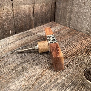 Tiradores de Madera Redondos de Diseño Moderno para Cajones, Tiradores de Resina para Gabinetes, Herrajes para Cajones, Armarios y Cómodas - Product Image 2