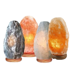 Lampe à sel en forme de sphère sculptée dans la roche de l'Himalaya OEM Lumière décorative pour la maison alimentée par air organique Emballage Sea-Box de style écologique - Product Image 3