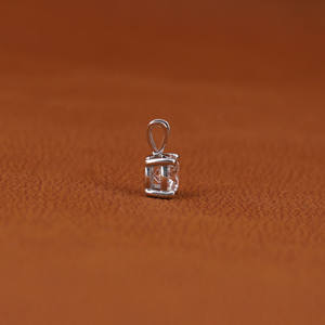 Custom Design Luxurious Minimal 14KT <b>Solid</b> <b>Gold</b> Plated round Cut Lab Grown Diamond <b>Pendant</b> New Trendy Classic Style - Product Image 4