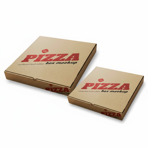 Boîte à pizza en papier kraft écologique haute résistance, emballage alimentaire sûr pour la livraison, les plats à emporter et les services de traiteur - Product Image 2
