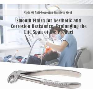 Fórceps de extracción dental manual de raíces superiores Instrumentos para cirugía dental y extracción - Product Image 4