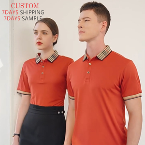 Camisetas Polo con Logotipo Bordado Personalizado, Ropa de Tenis, Casual, Lisa, de Algodón Premium de Alta Calidad para Golf, Secado Rápido, para Hombre - Product Image 1