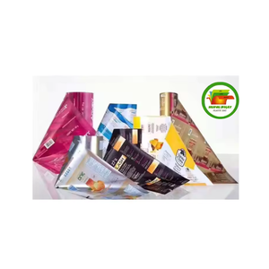 Rollo de película de plástico PE impreso personalizado, embalaje de grado alimenticio para paletas y aperitivos, diseño de bolsa de pie - Product Image 2