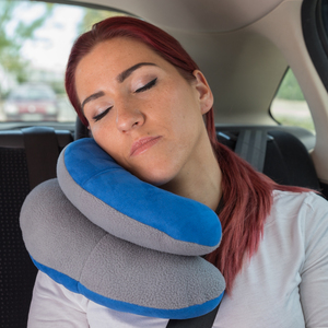 Almohada Cervical Clever 3 en 1, Almohada de Viaje Portátil, Prevención de Caída del Cuello, Lavable, Poliéster Tekno Confort, 14+ Años - Product Image 3