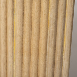 Hiện đại rắn gỗ giữa thế kỷ phong cách gõ xuống bàn ăn với cơ sở gỗ và kết thúc tự nhiên - Product Image 4