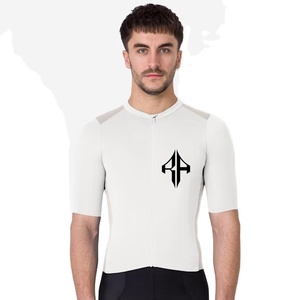 Camisetas de ciclismo con logotipo personalizado de alta calidad Premium para hombres 100% poliéster nueva tecnología de sublimación diseño impreso con cremallera completa - Product Image 3