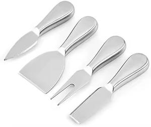 Ensemble de couteaux à fromage en acier inoxydable finition or pour servir le fromage au petit-déjeuner - Product Image 5