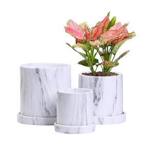 Vase à fleurs en marbre Qualité exclusive Articles de maison Pot de décoration Fournisseur en gros Vase à fleurs en marbre - Product Image 1