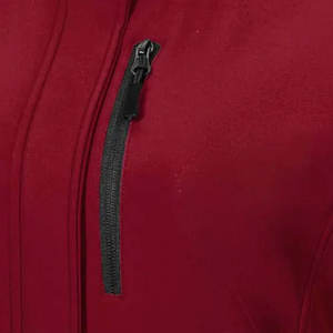 Vestes matelassées à capuche Manteau d'hiver épaissi Veste polaire moelleuse à coque souple Veste respirante à fermeture éclair complète à coque souple - Product Image 4