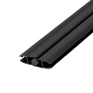 Joints magnétiques et joints anti-goutte verticaux noir mat pour parois de douche de 6 mm, accessoires de bain et toilettes - Product Image 1