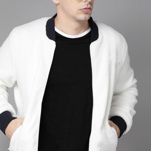 Chaqueta de bombardero de hombre nueva y elegante al por mayor chaqueta de lona de precio barato para invierno diseño de moda personalizado - Product Image 3